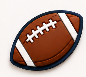 Boys Charms — 3D printed football charm by Orla & Co
