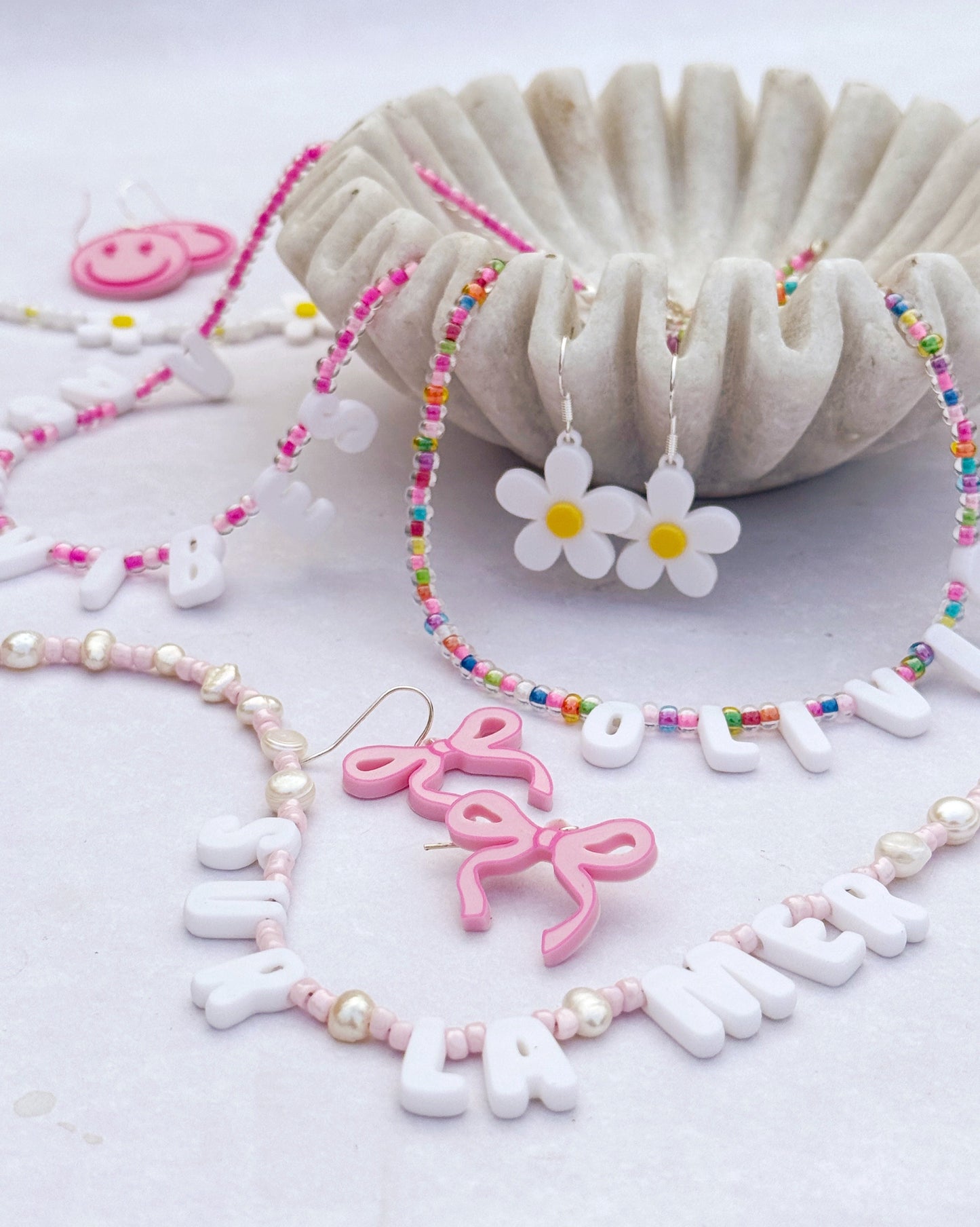 Sur La Mer Seed Bead Necklace