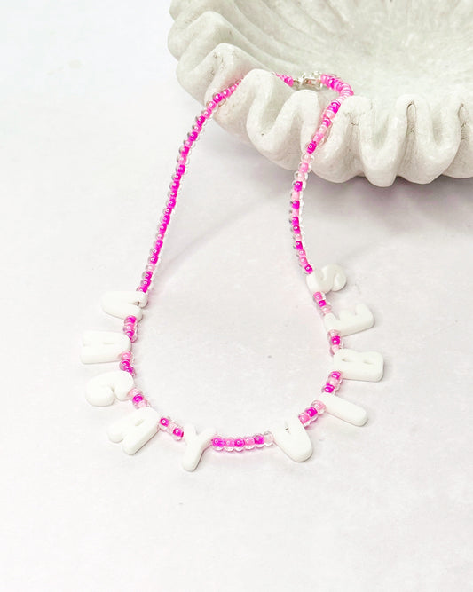 Vacay Vibes Seed Bead Necklace