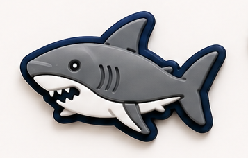 Boys Charms — 3D printed shark charm by Orla & Co