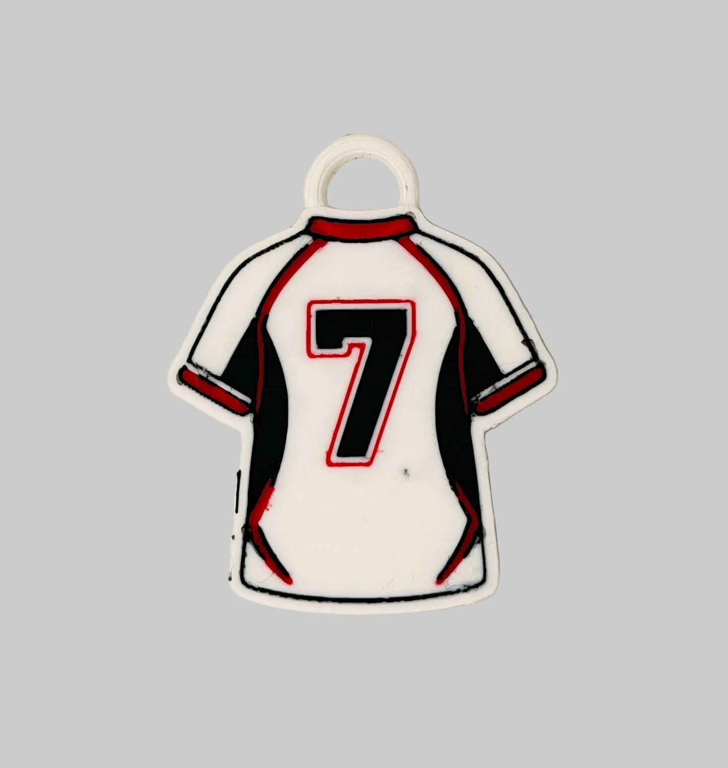 Sports Charms — 3D printed soccer jersey charm by Orla & Co