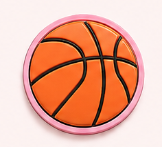 Sports Charms — 3D printed basketball charm by Orla & Co